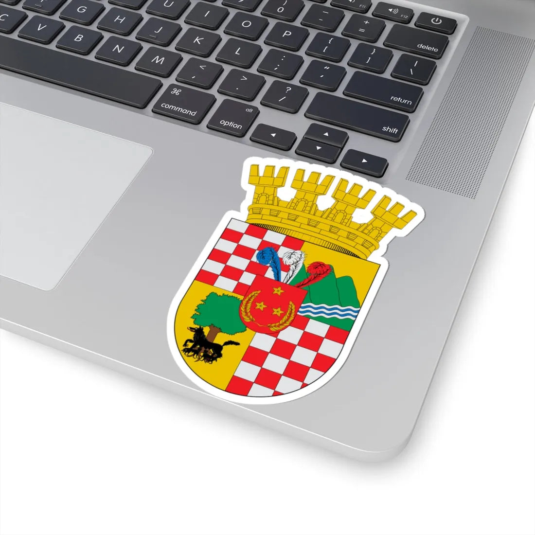 Escudo de San Bernardo Chile (Chile) (Coat of Arms) STICKER Vinyl Kiss-Cut Decal - The Sticker Space