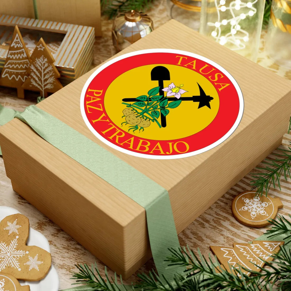 Escudo de Tausa (Colombia) (Coat of Arms) STICKER Vinyl Kiss-Cut Decal - The Sticker Space