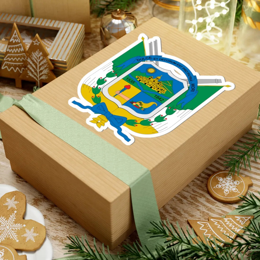 Escudo de Timbío (Colombia) (Coat of Arms) STICKER Vinyl Kiss-Cut Decal - The Sticker Space