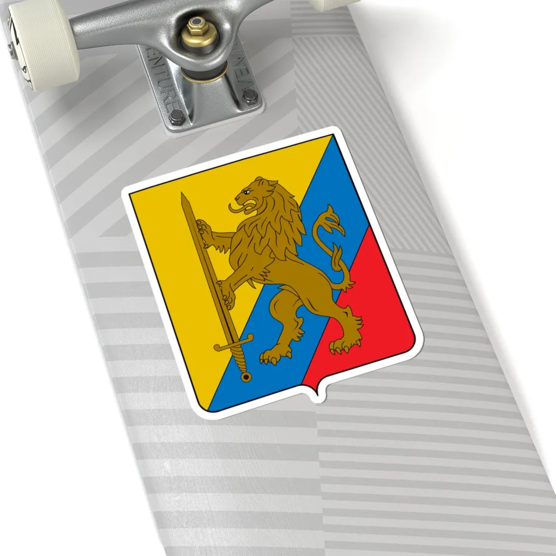 Escudo del Batallón Colombia (Colombia) (Coat of Arms) STICKER Vinyl Kiss-Cut Decal - The Sticker Space