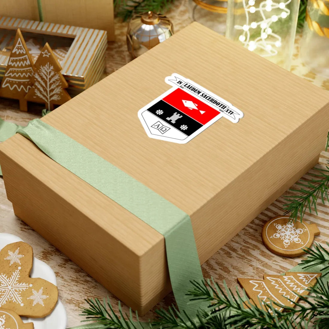 Escudo Seminario Nacional Cristo Sacerdote (Colombia) (Coat of Arms) STICKER Vinyl Kiss-Cut Decal - The Sticker Space