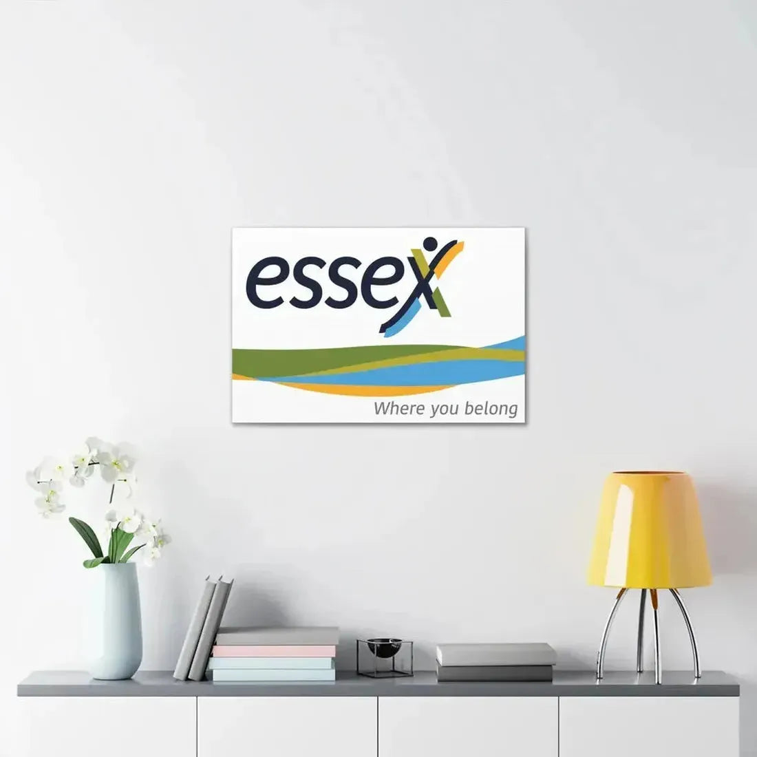 Essex Ontario Flag Canada - Canvas Wall Art - The Sticker Space