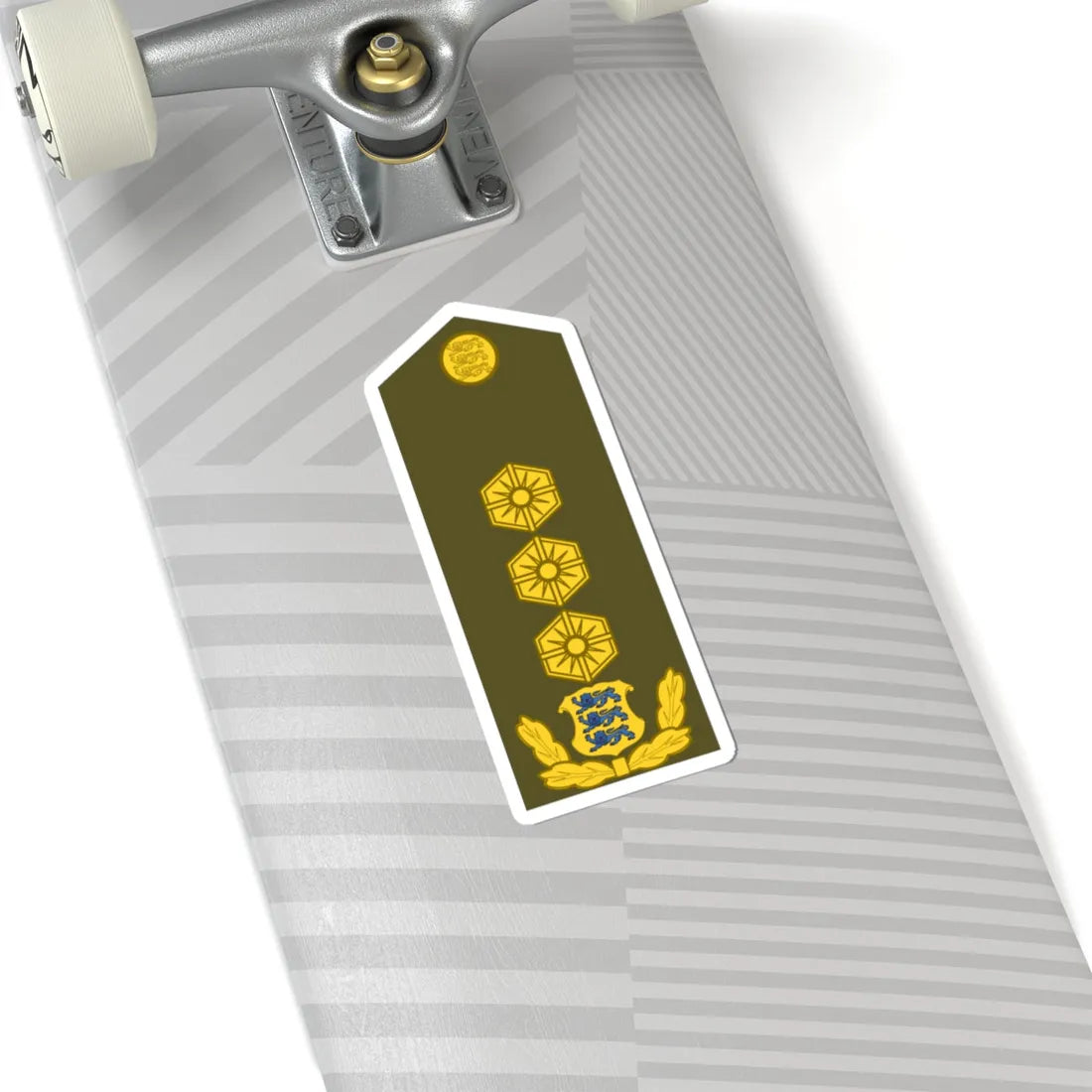 Estonia Army OF 8 (Estonia) (Military Rank) STICKER Vinyl Kiss-Cut Decal - The Sticker Space