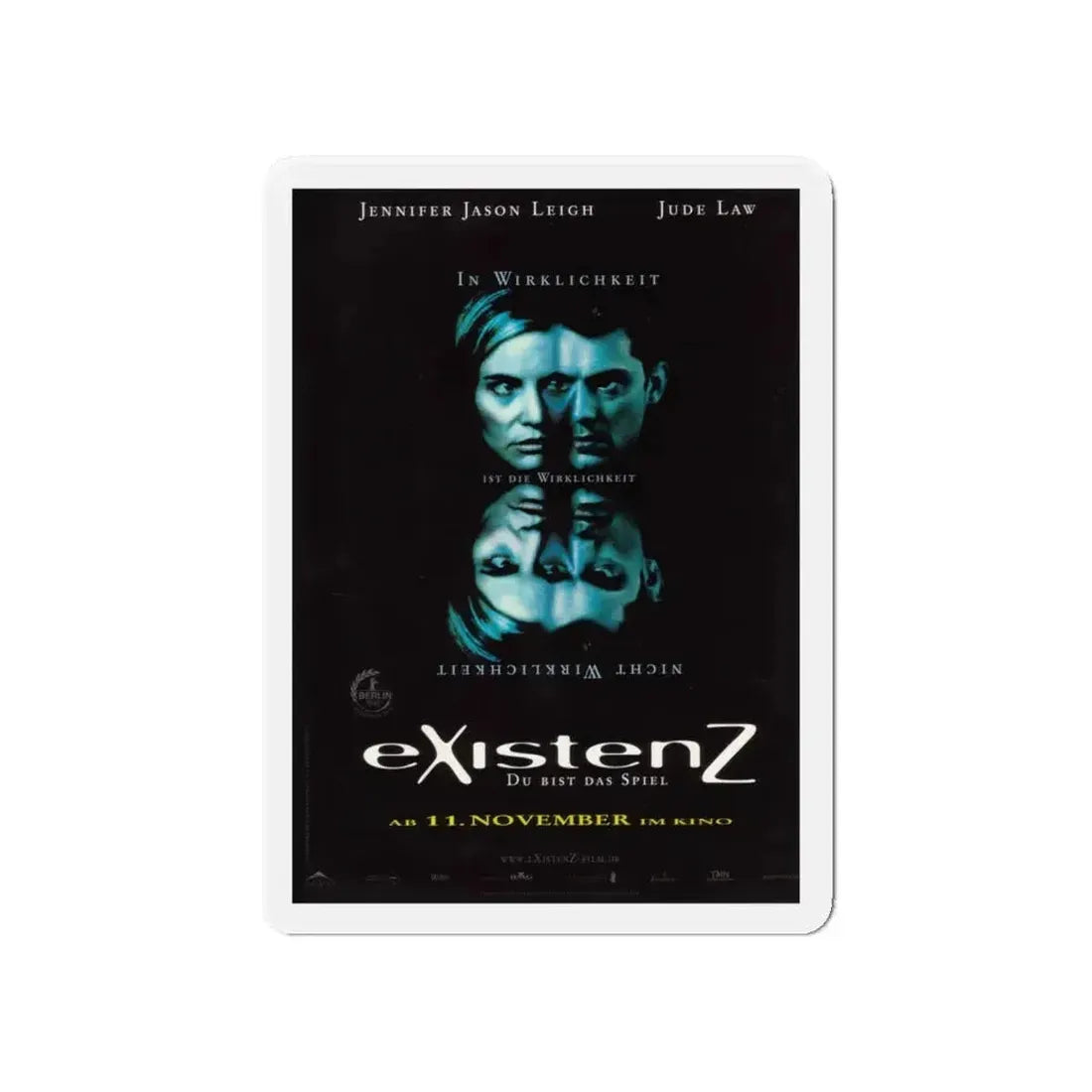 EXISTENZ (GERMAN) 1999 Movie Poster - Refrigerator Magnet - The Sticker Space