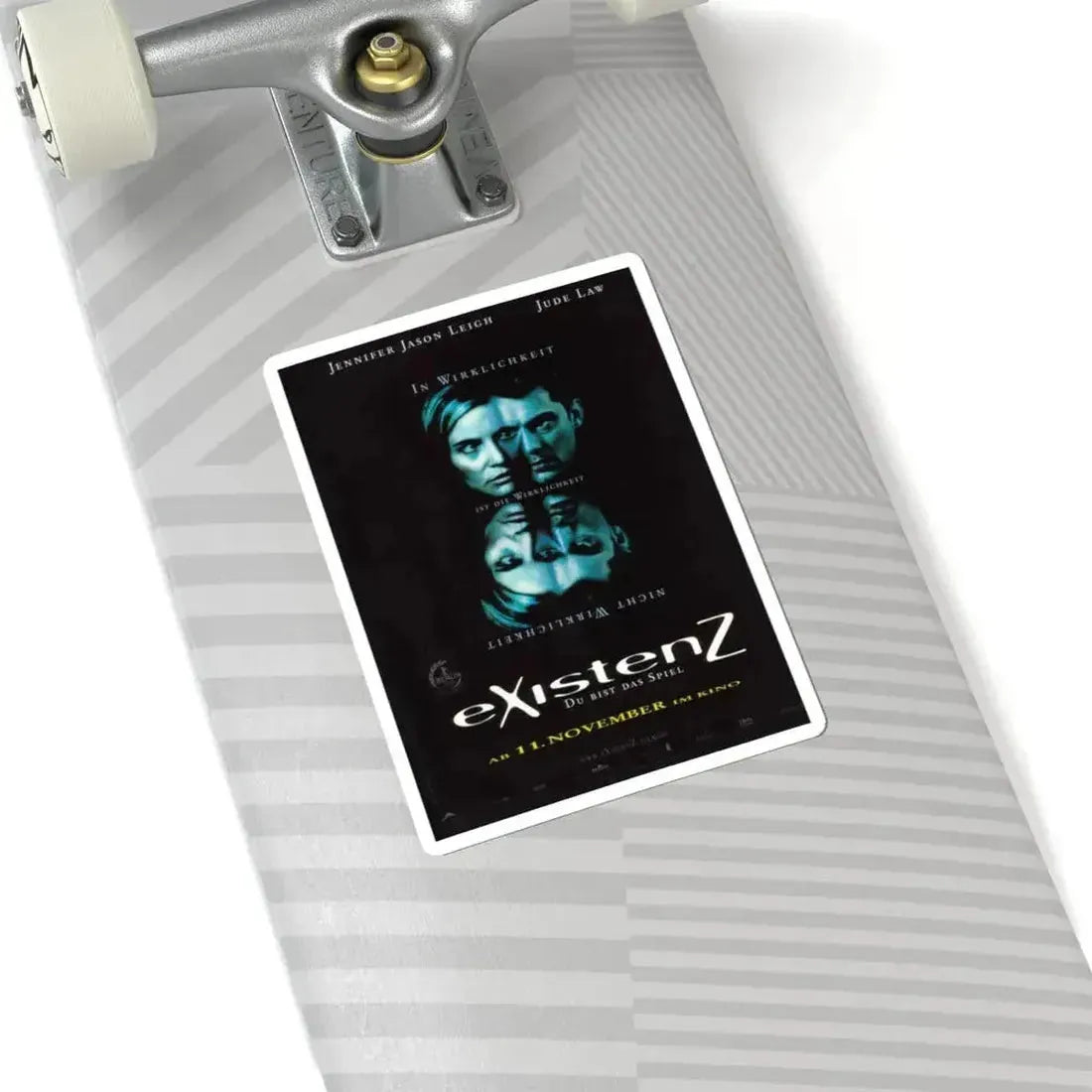 EXISTENZ (GERMAN) 1999 Movie Poster - STICKER Vinyl Kiss-Cut Decal - The Sticker Space