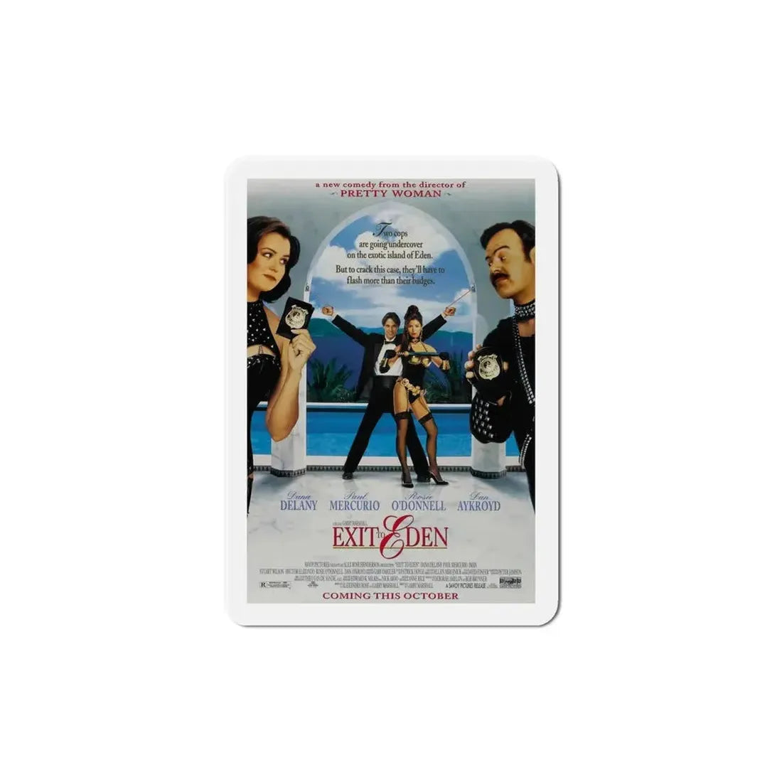 Exit To Eden 1994 Movie Poster Refrigerator Magnet - The Sticker Space