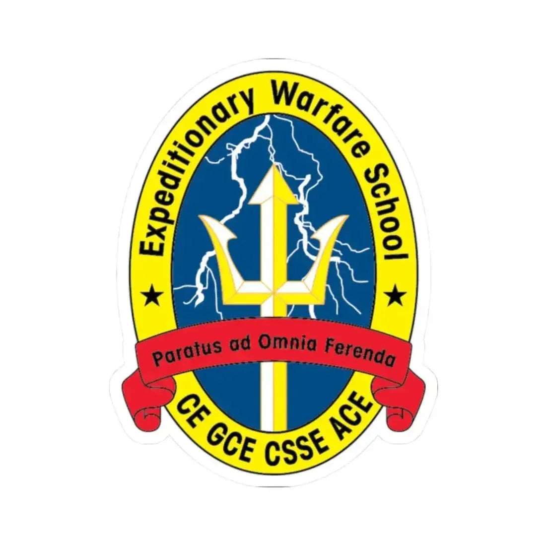 Exp War School (USMC) STICKER Vinyl Kiss-Cut Decal - The Sticker Space