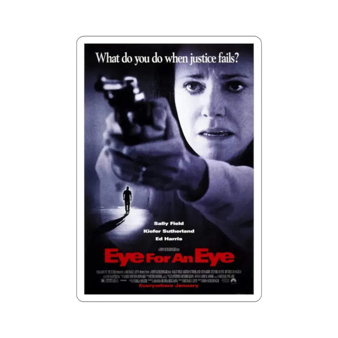 Eye For An Eye 1996 Movie Poster STICKER Vinyl Die-Cut Decal - The Sticker Space