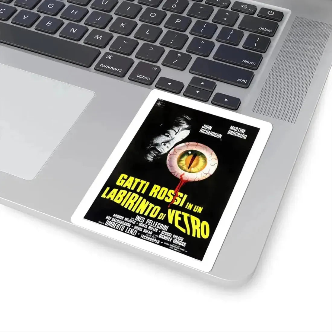 EYEBALL (ITALIAN) 1975 Movie Poster - STICKER Vinyl Kiss-Cut Decal - The Sticker Space