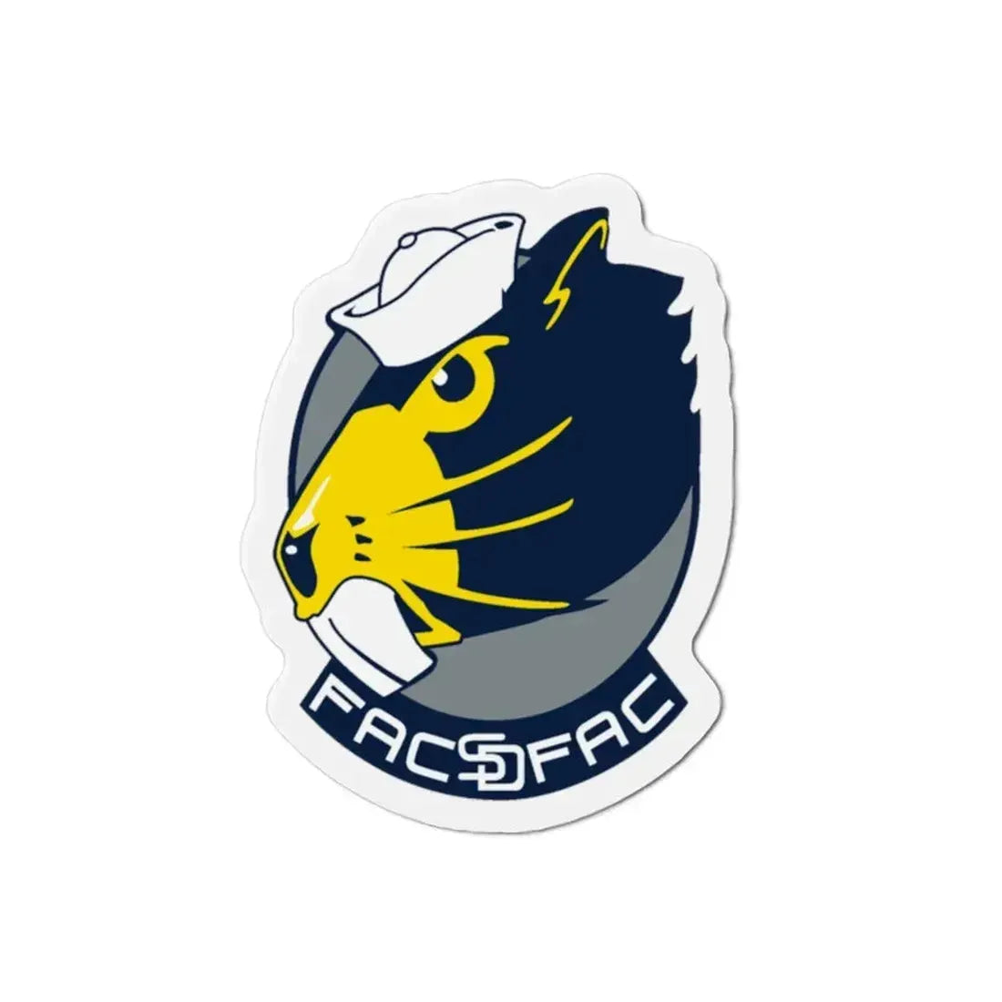 FACSFAC SD Beaver Fleet Area Control and Surveillance Facility San Diego (U.S. Navy) Refrigerator Magnet - The Sticker Space
