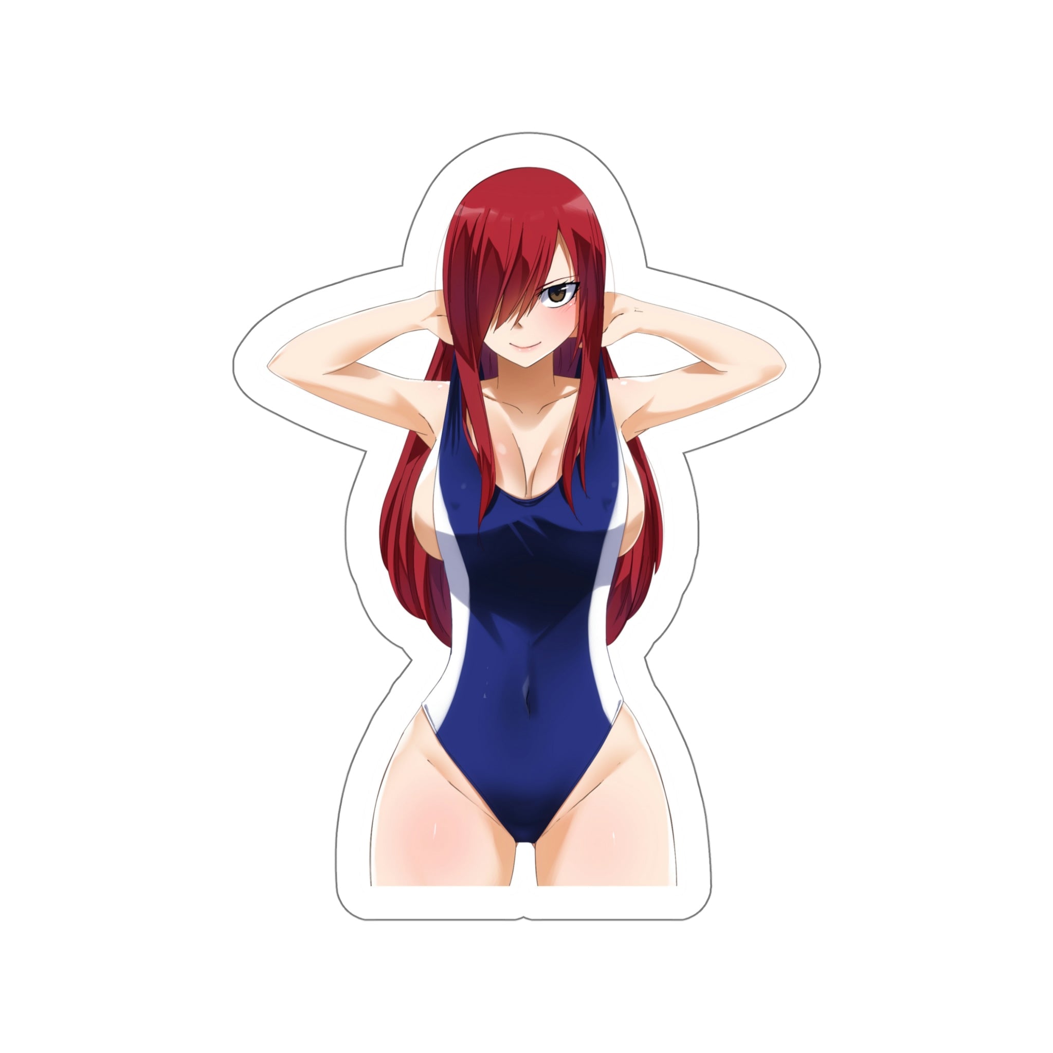 Fairy Tail - Erza Scarlet v4 (Anime/Ecchi/Waifu) STICKER Vinyl Die-Cut –  The Sticker Space