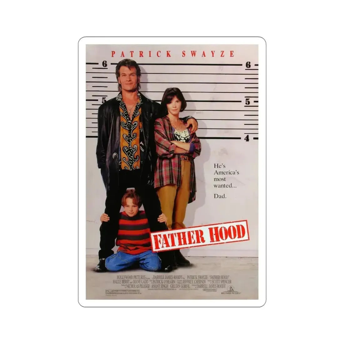 Father Hood 1993 Movie Poster STICKER Vinyl Die-Cut Decal - The Sticker Space