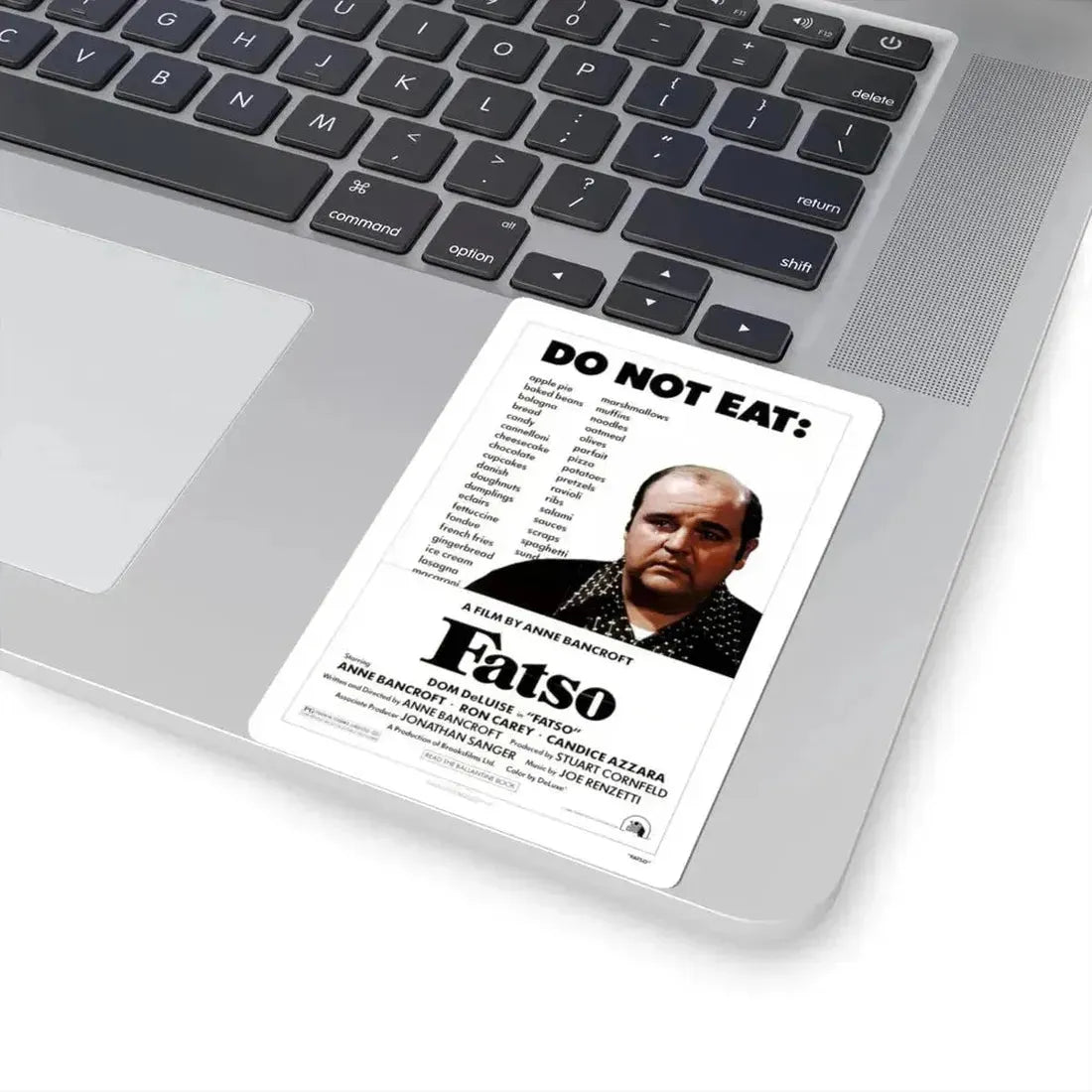 Fatso 1980 Movie Poster - STICKER Vinyl Kiss-Cut Decal - The Sticker Space