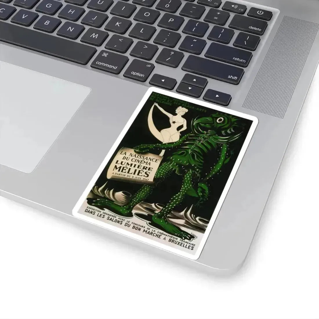 FESTIVAL MONDIAL DE FILM ET DES BEAUX-ARTS DE BELGIQUE 1951 Movie Poster - STICKER Vinyl Kiss-Cut Decal - The Sticker Space