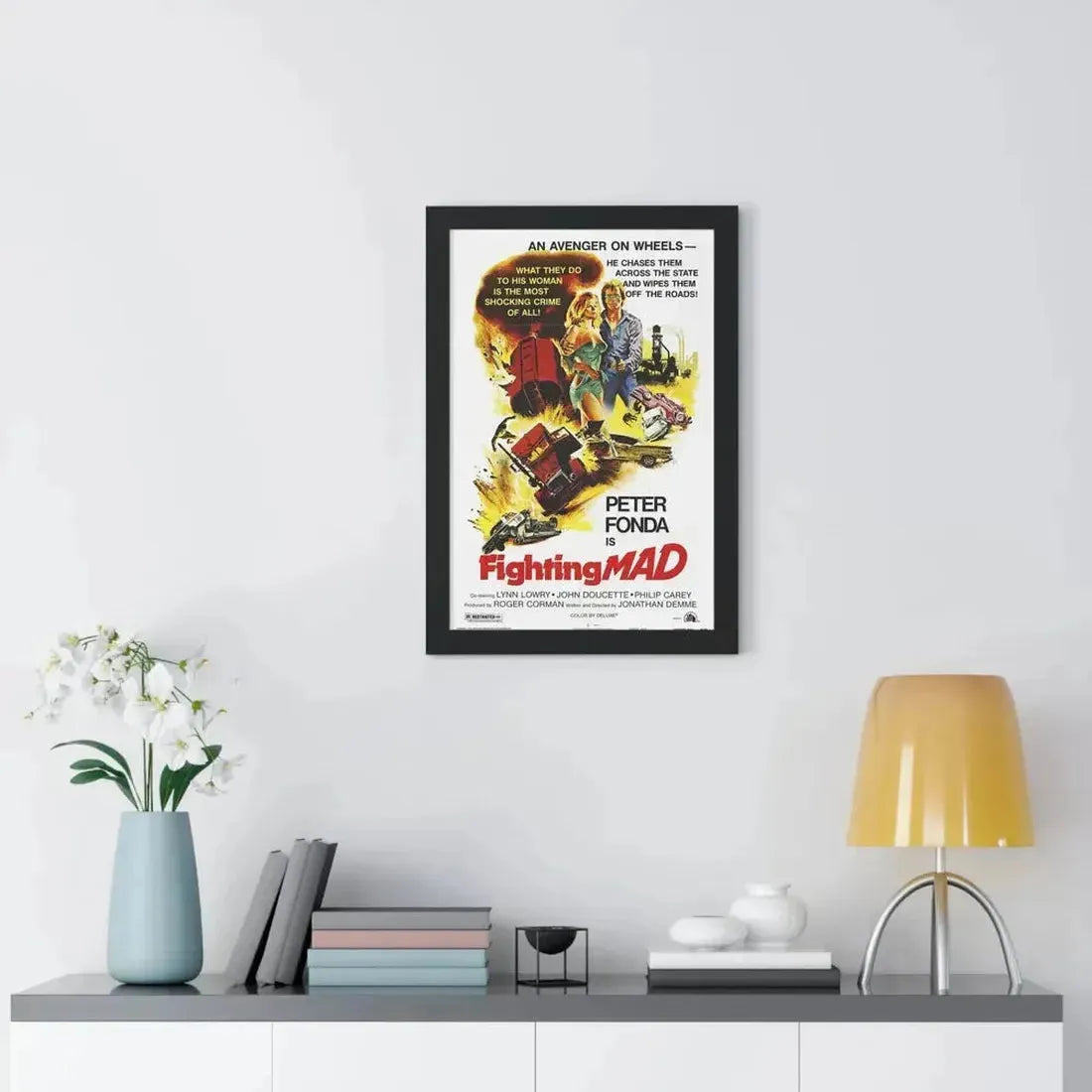 FIGHTING MAD 1978 - Framed Movie Poster - The Sticker Space
