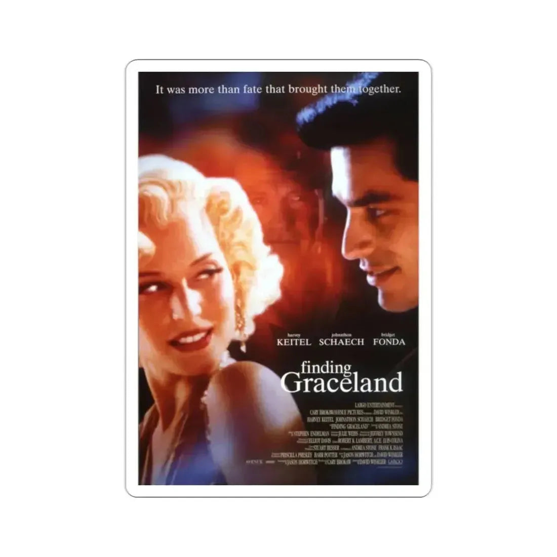 Finding Graceland 1998 Movie Poster STICKER Vinyl Die-Cut Decal - The Sticker Space