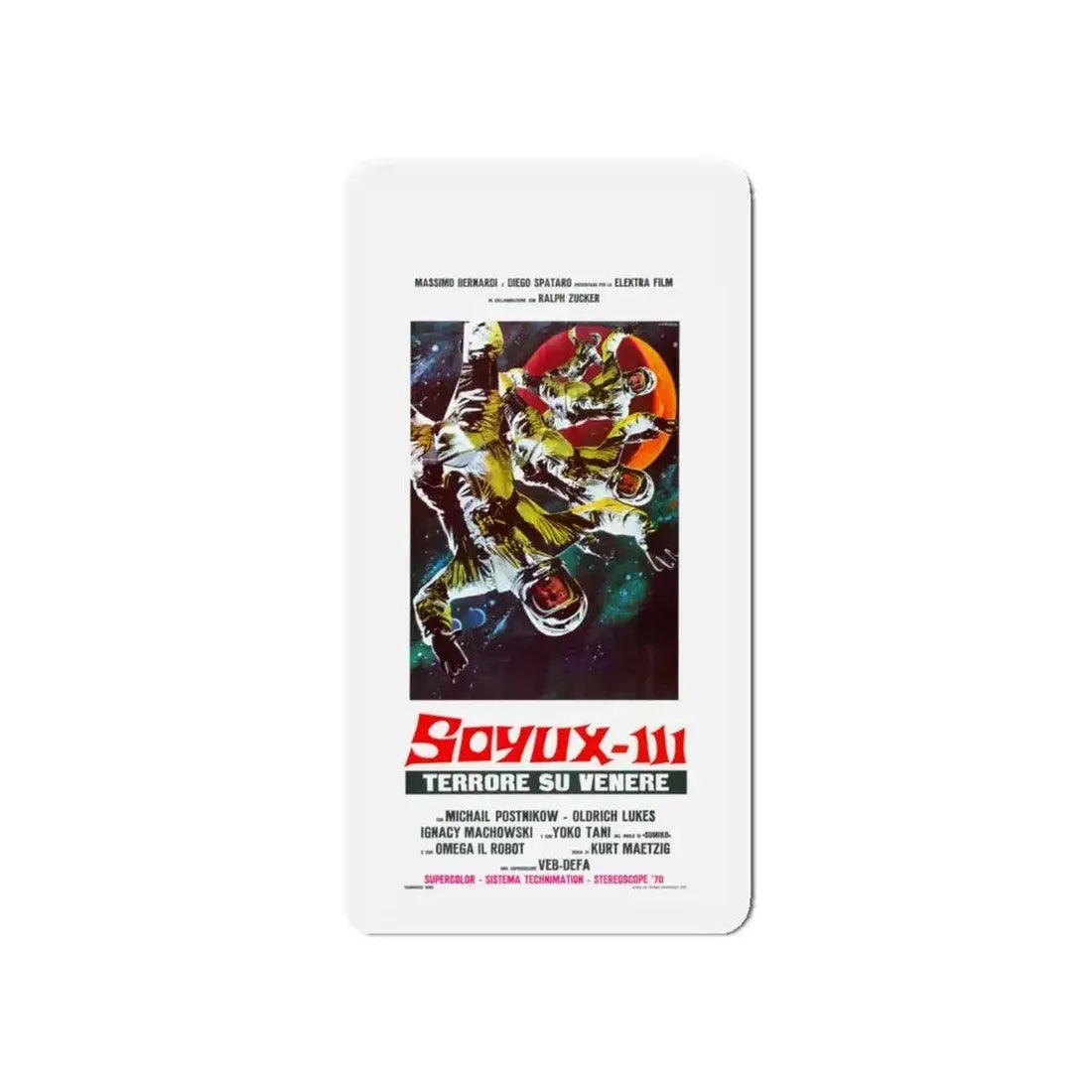 FIRST SPACESHIP ON VENUS (ITALIAN) 1960 Movie Poster - Refrigerator Magnet - The Sticker Space