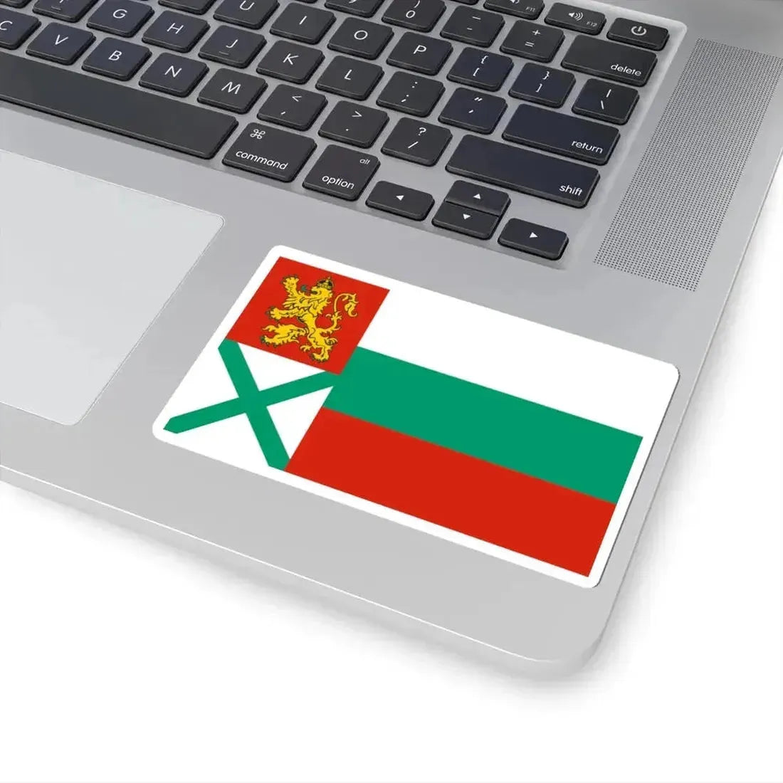 Flag for the Ministry of War Bulgaria 1878-1944 (Bulgaria) STICKER Vinyl Kiss-Cut Decal - The Sticker Space