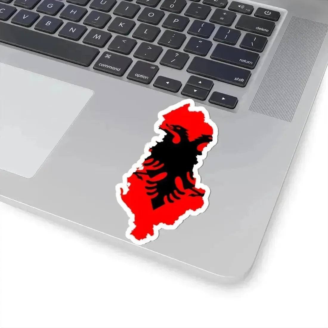 Flag map of Albania (Albania) STICKER Vinyl Kiss-Cut Decal - The Sticker Space