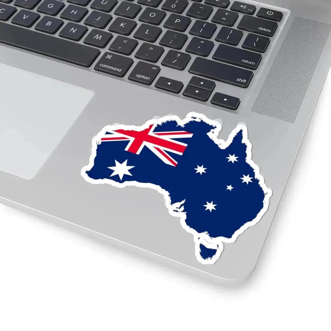 Flag-map of Australia (Australia) STICKER Vinyl Kiss-Cut Decal - The Sticker Space