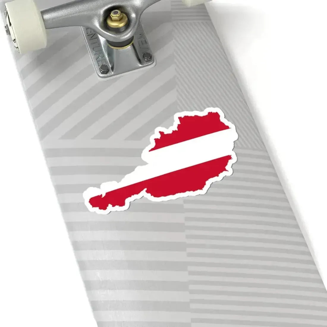 Flag-map of Austria (Austria) STICKER Vinyl Kiss-Cut Decal - The Sticker Space