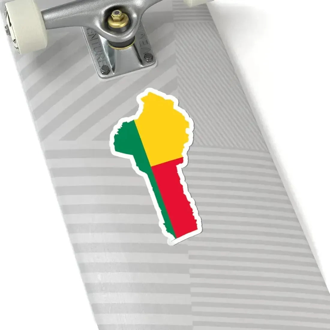 Flag map of Benin (Benin) STICKER Vinyl Kiss-Cut Decal - The Sticker Space