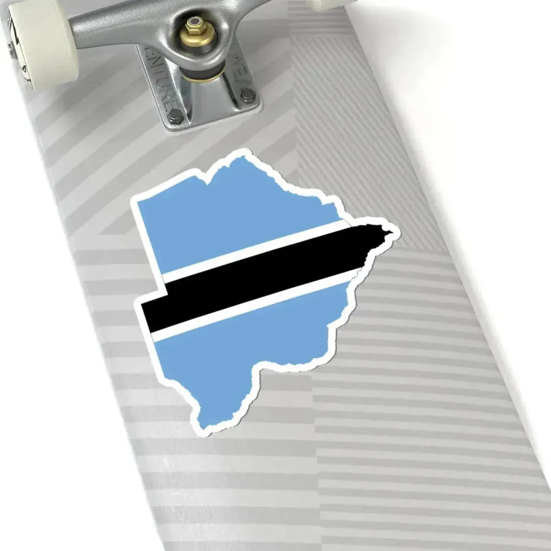 Flag map of Botswana (Botswana) STICKER Vinyl Kiss-Cut Decal - The Sticker Space