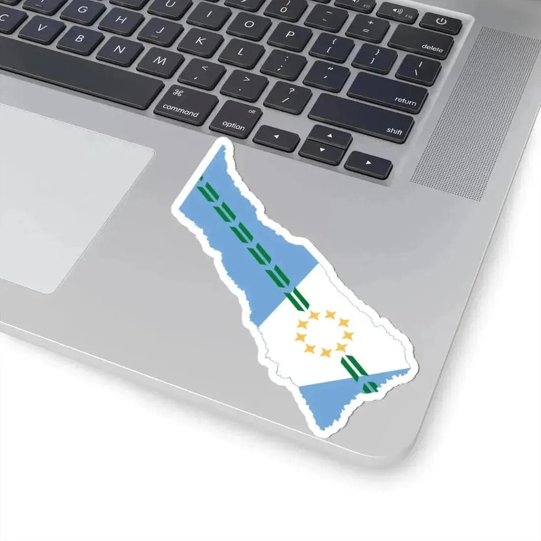 Flag-map of Formosa Province (Argentina) STICKER Vinyl Kiss-Cut Decal - The Sticker Space