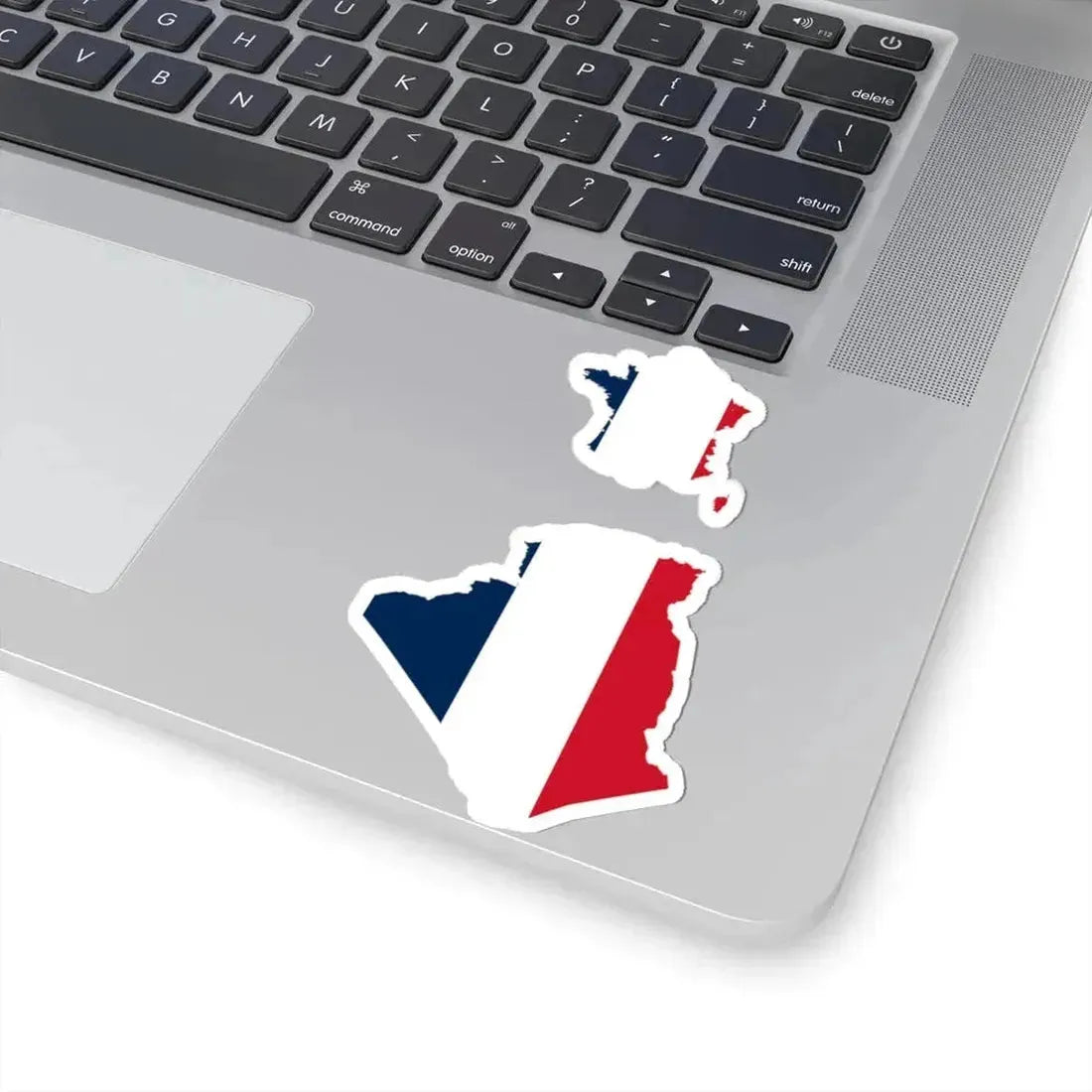 Flag map of French Algeria 1848 - 1962 (Algeria) STICKER Vinyl Kiss-Cut Decal - The Sticker Space