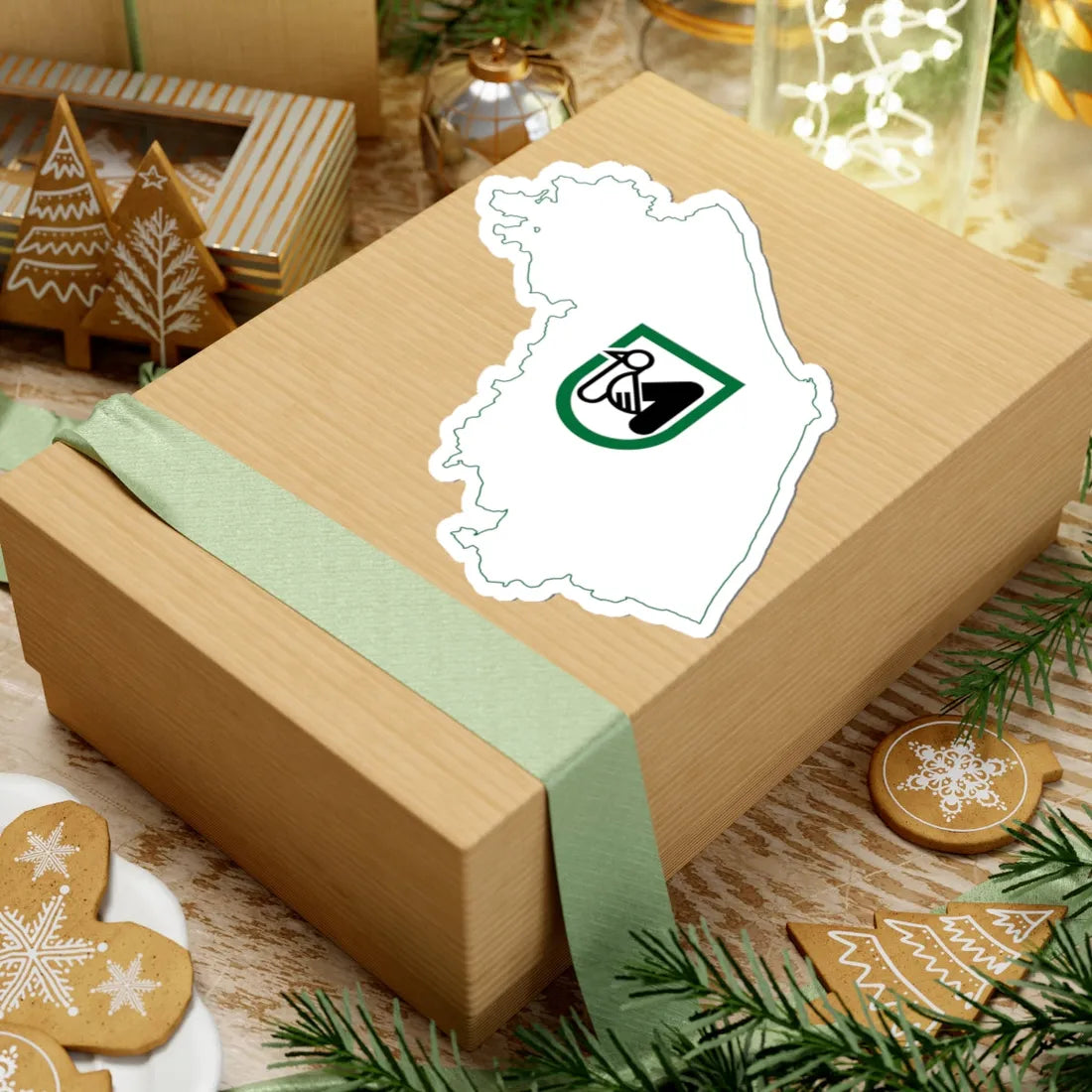 Flag map of Marche (Italy) STICKER Vinyl Kiss-Cut Decal - The Sticker Space