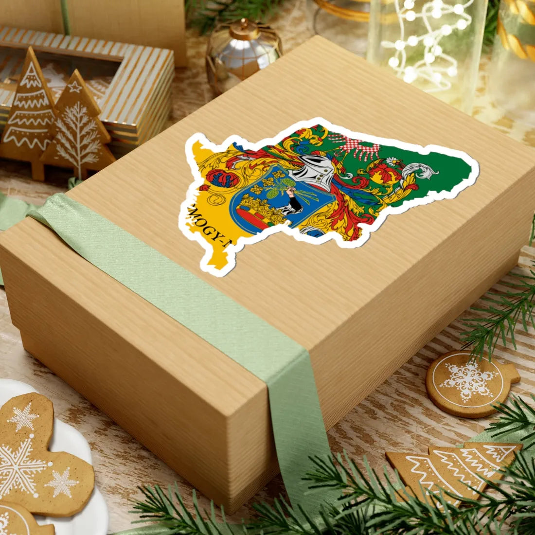 Flag-map of Somogy County (Hungary) STICKER Vinyl Kiss-Cut Decal - The Sticker Space