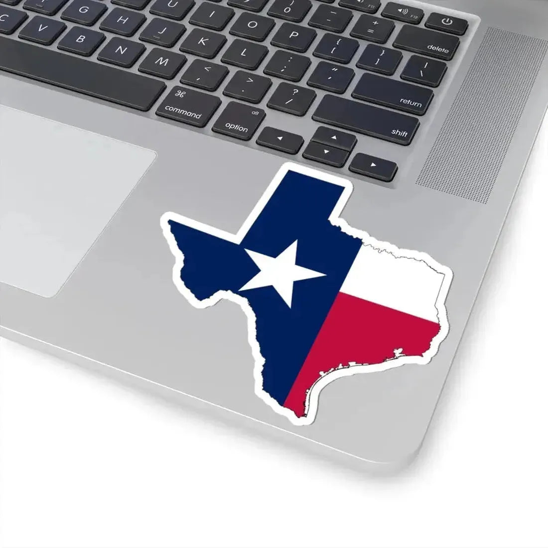 Flag-map of Texas (United States) STICKER Vinyl Kiss-Cut Decal - The Sticker Space