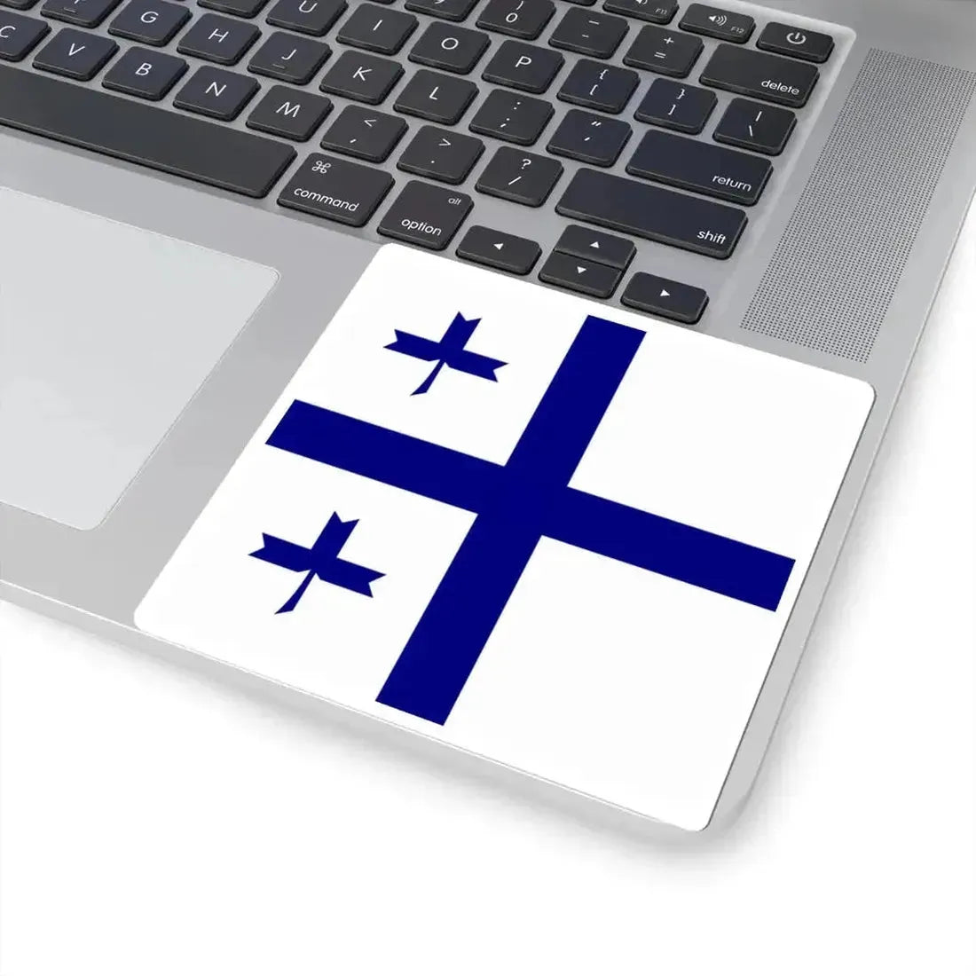 Flag of a rear admiral of the Independent State of Croatia (Croatia) STICKER Vinyl Kiss-Cut Decal - The Sticker Space