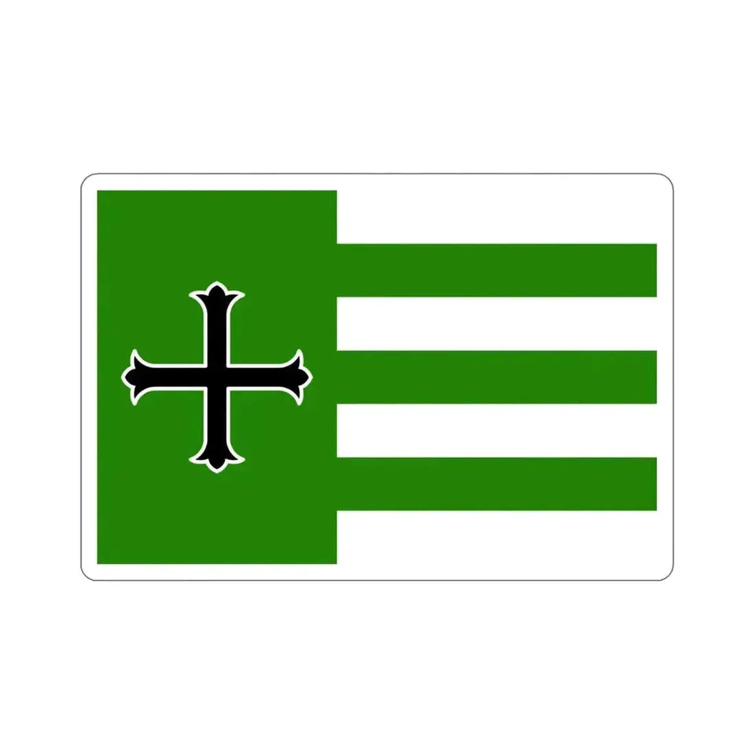 Flag of Añasco Puerto Rico STICKER Vinyl Die-Cut Decal - The Sticker Space