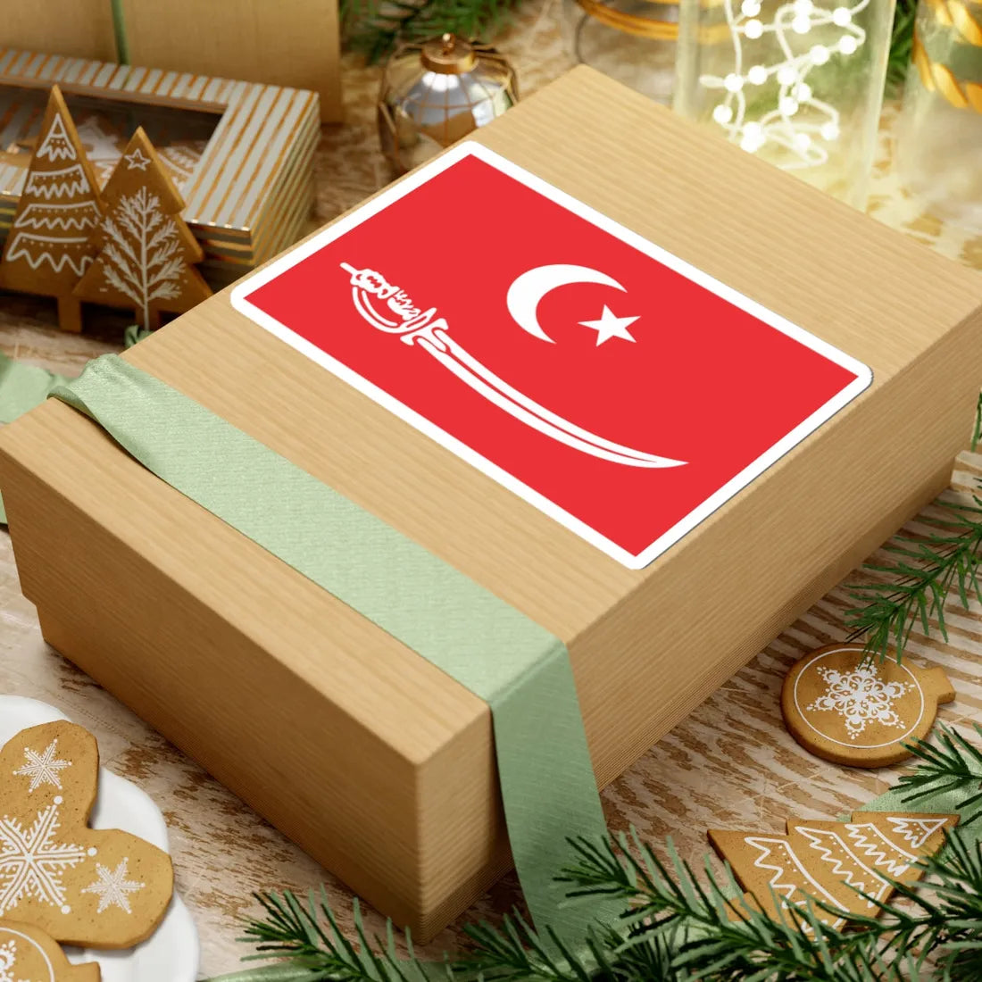 Flag of Aceh Sultanate (Indonesia) STICKER Vinyl Kiss-Cut Decal - The Sticker Space