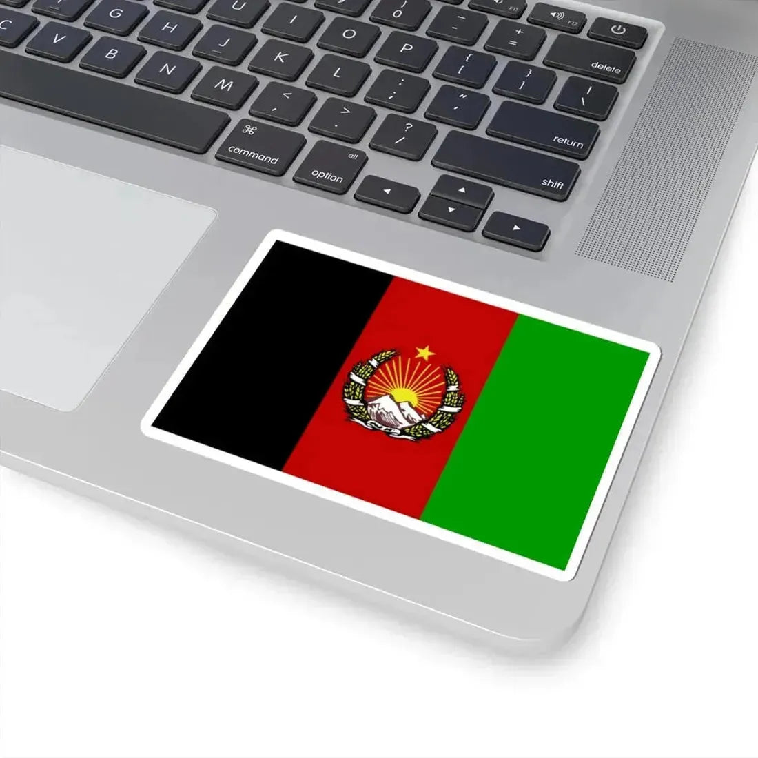 Flag of Afghanistan 1928-1929 variant (Afghanistan) STICKER Vinyl Kiss-Cut Decal - The Sticker Space