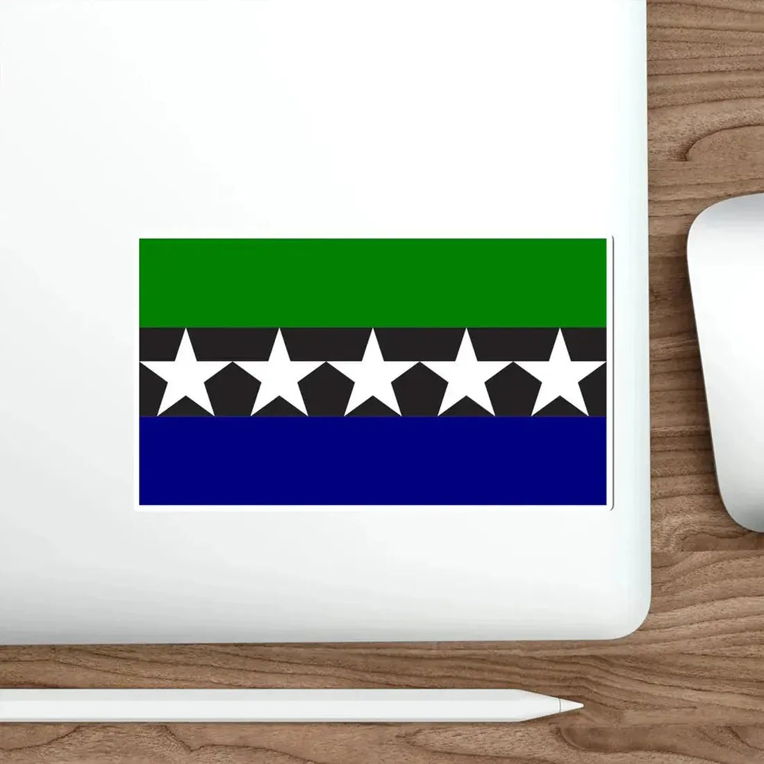 Flag of Aimeliik Palau STICKER Vinyl Die-Cut Decal - The Sticker Space