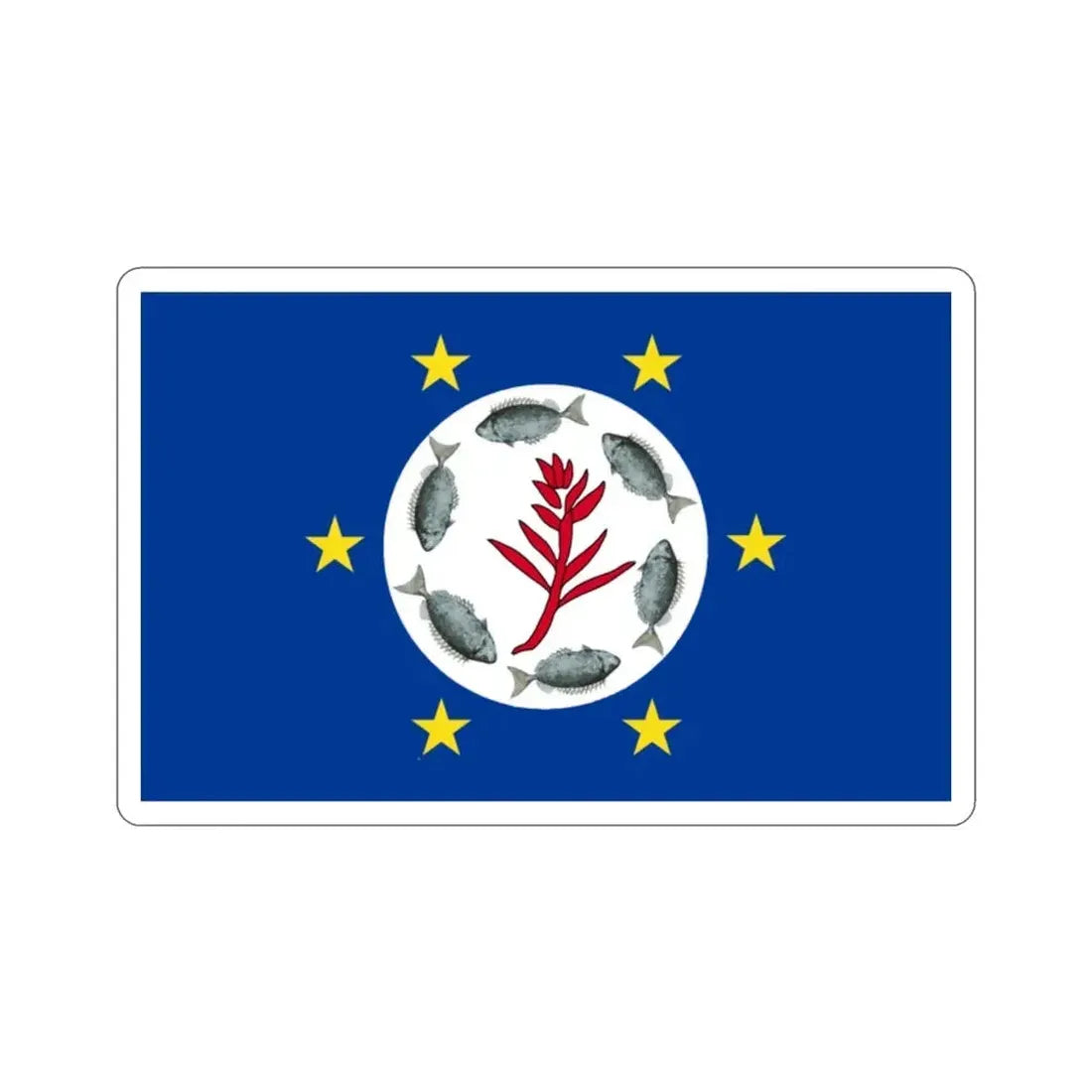 Flag of Airai Palau STICKER Vinyl Die-Cut Decal - The Sticker Space