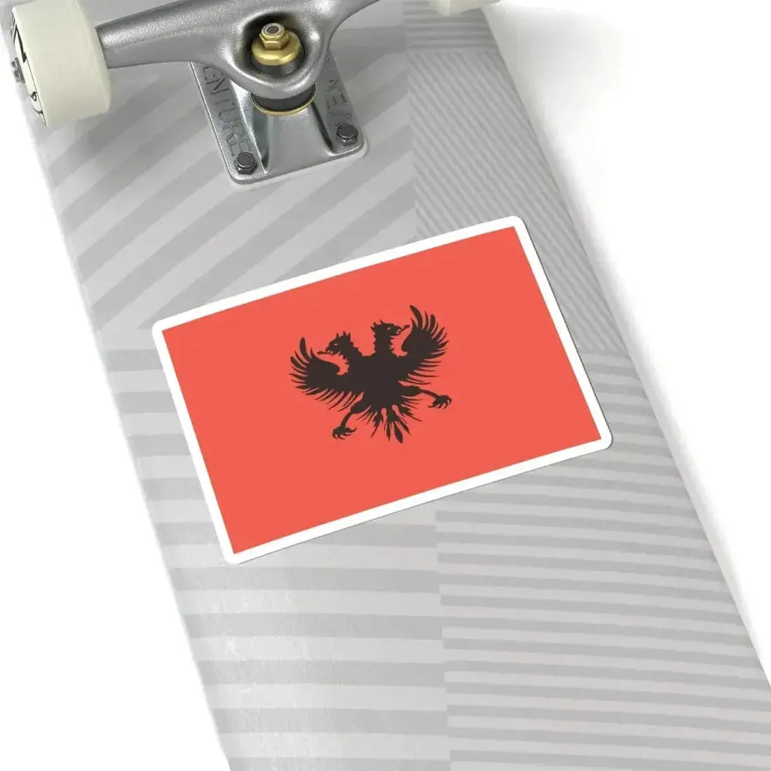 Flag of Aladro Kastrioti 1902 (Albania) STICKER Vinyl Kiss-Cut Decal - The Sticker Space