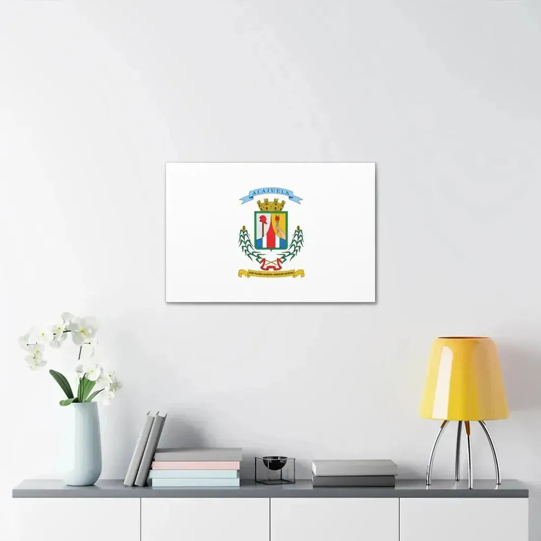 Flag of Alajuela Province Costa Rica - Canvas Wall Art - The Sticker Space