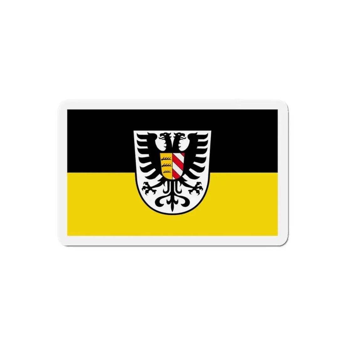 Flag of Alb Donau Kreis Germany - Refrigerator Magnet - The Sticker Space