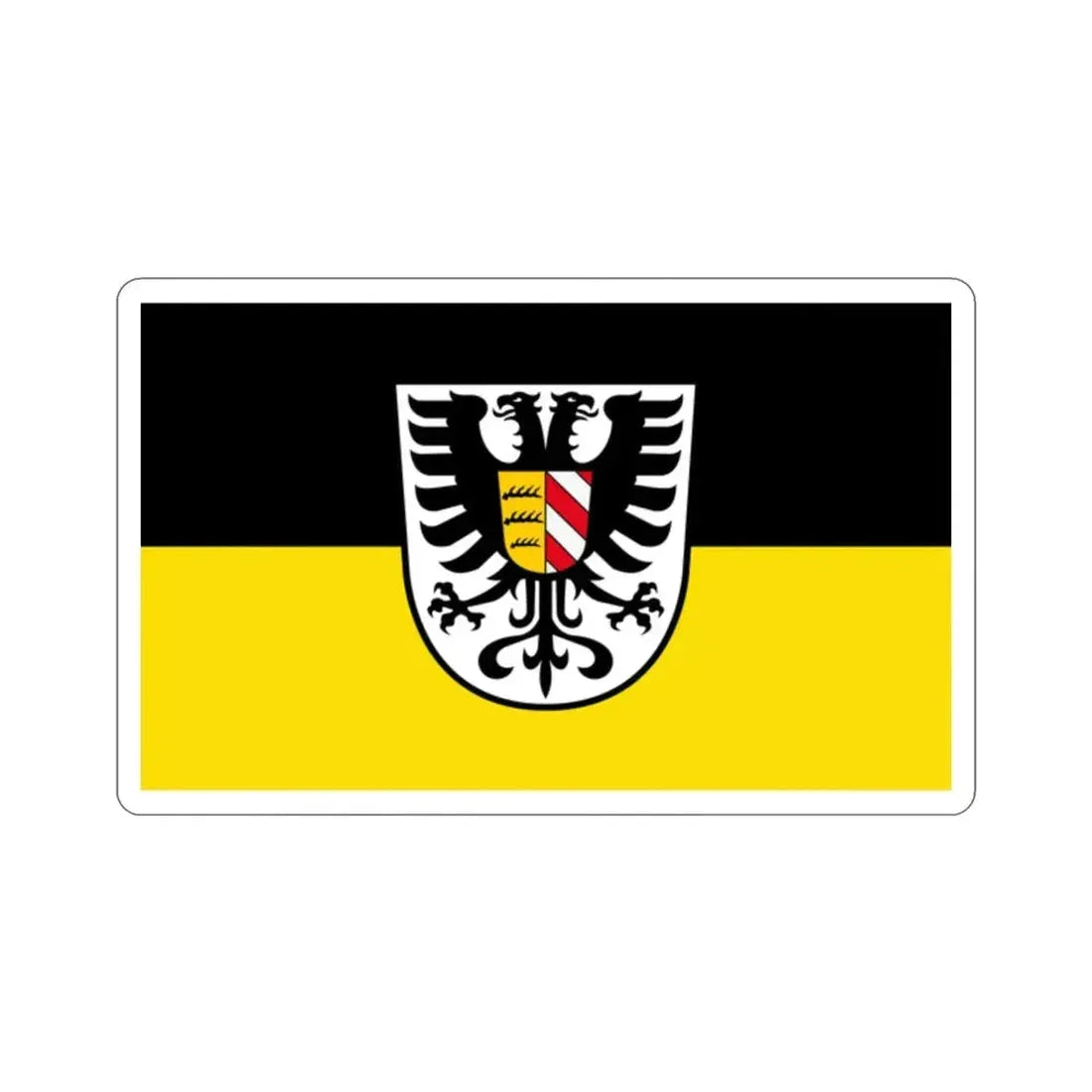 Flag of Alb Donau Kreis Germany STICKER Vinyl Die-Cut Decal - The Sticker Space