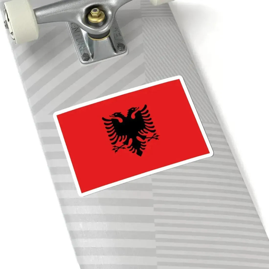 Flag of Albania 1992-2002 3-2 (Albania) STICKER Vinyl Kiss-Cut Decal - The Sticker Space