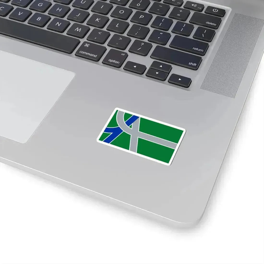Flag of Albany, Oregon - STICKER Vinyl Kiss-Cut Decal - The Sticker Space