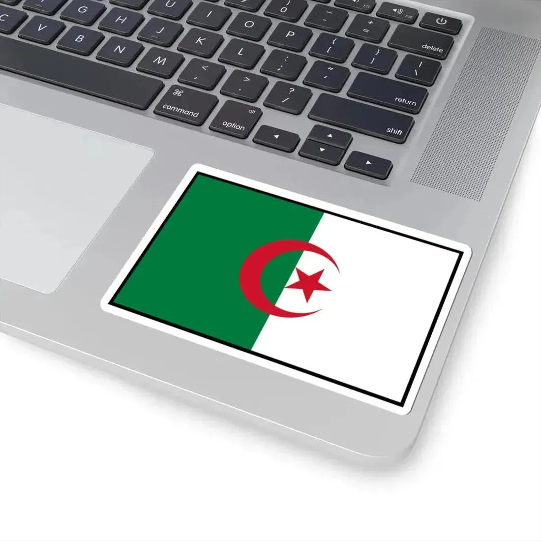 Flag of Algeria bordered (Algeria) STICKER Vinyl Kiss-Cut Decal - The Sticker Space