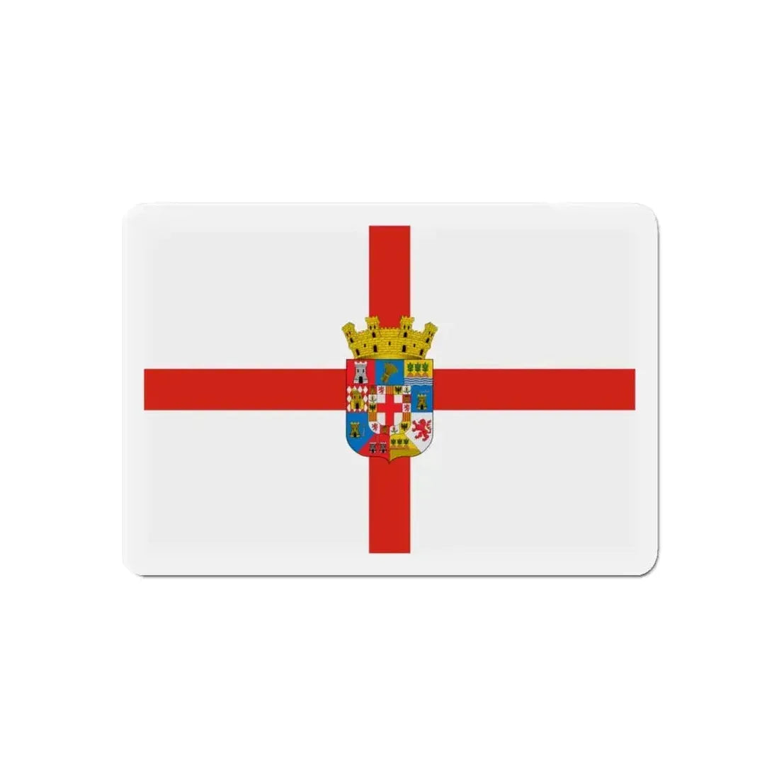 Flag of Almería Spain - Refrigerator Magnet - The Sticker Space
