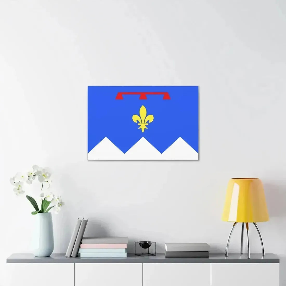 Flag of Alpes de Haute Provence France 2 - Canvas Wall Art - The Sticker Space