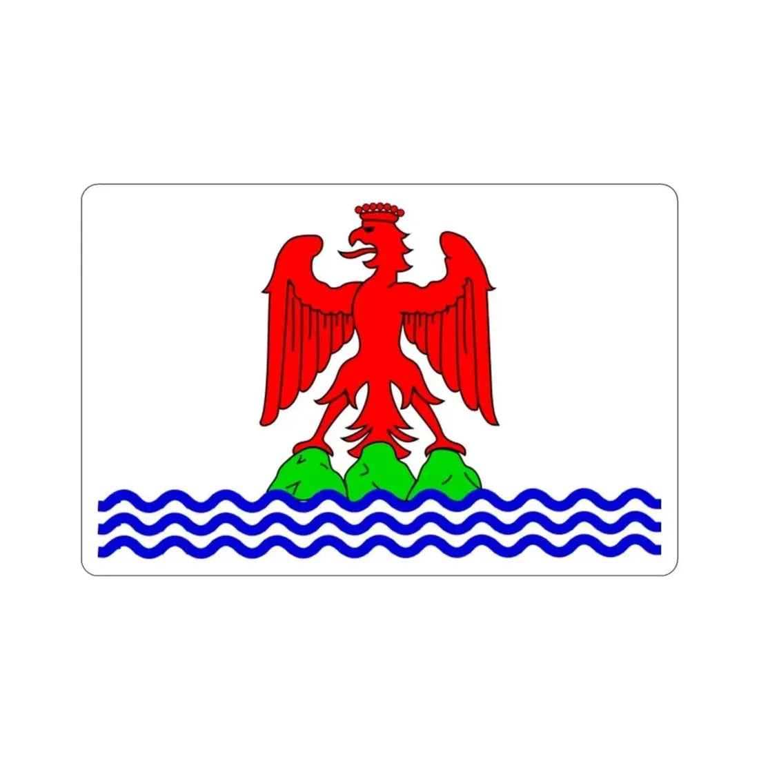 Flag of Alpes Maritimes France 2 STICKER Vinyl Die-Cut Decal - The Sticker Space