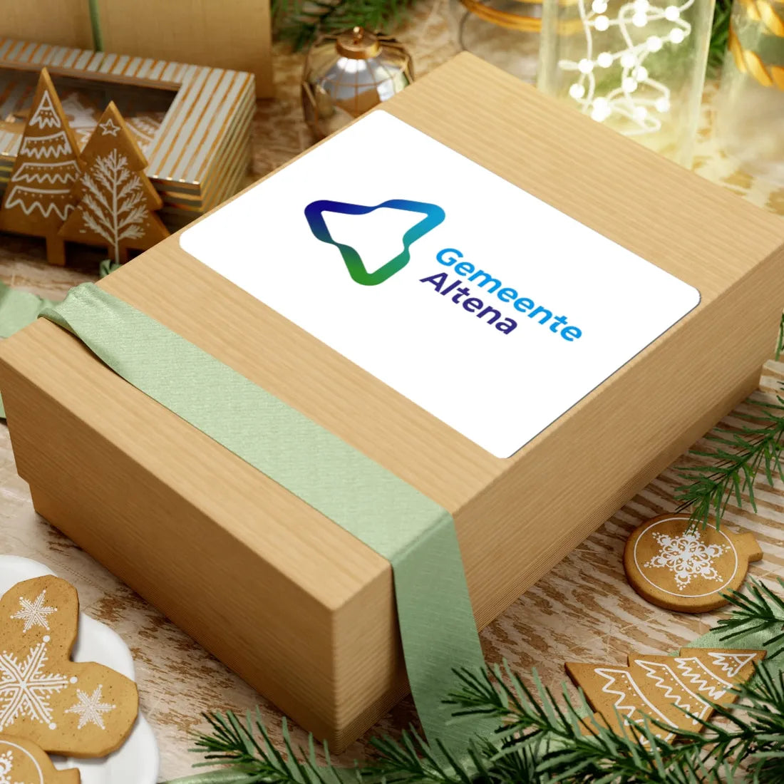 Flag of Altena (Netherlands) (Coat of Arms) STICKER Vinyl Kiss-Cut Decal - The Sticker Space