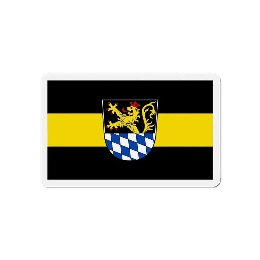 Flag of Amberg Germany - Refrigerator Magnet - The Sticker Space